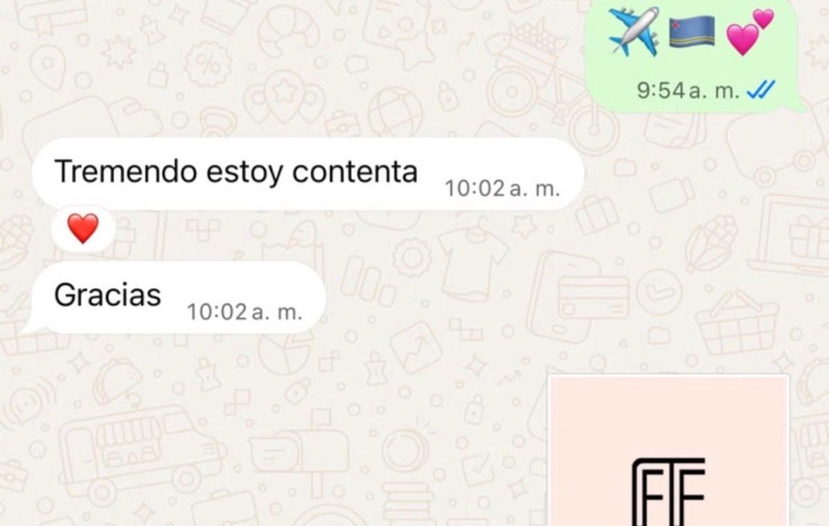 Real WhatsApp conversation