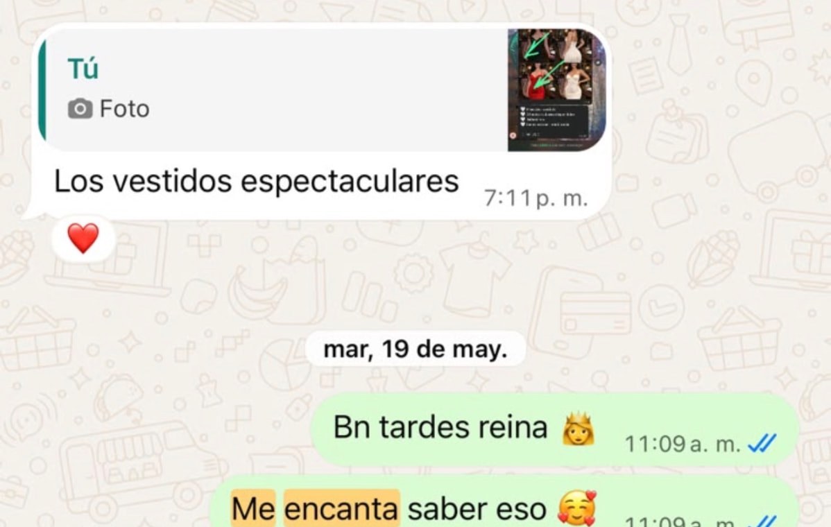 Real WhatsApp conversation